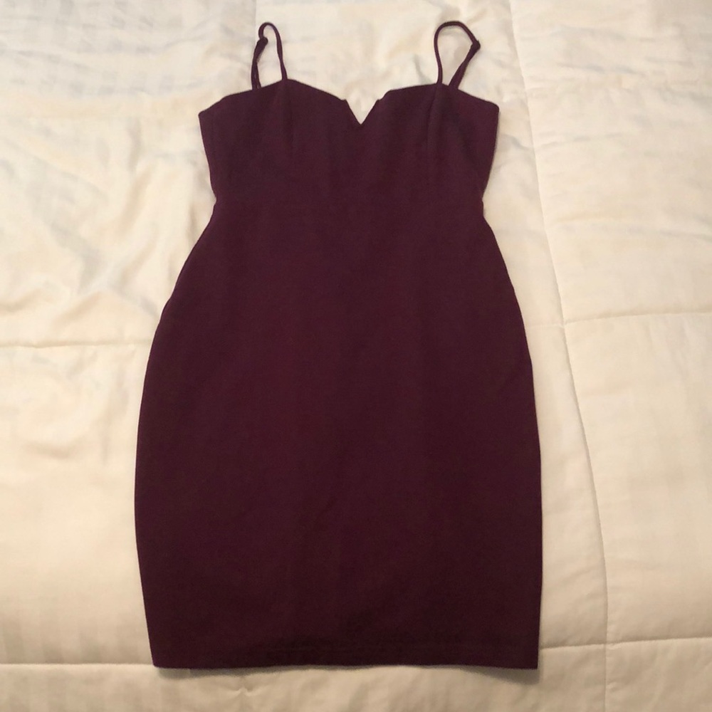 Midi, spaghetti strap dress